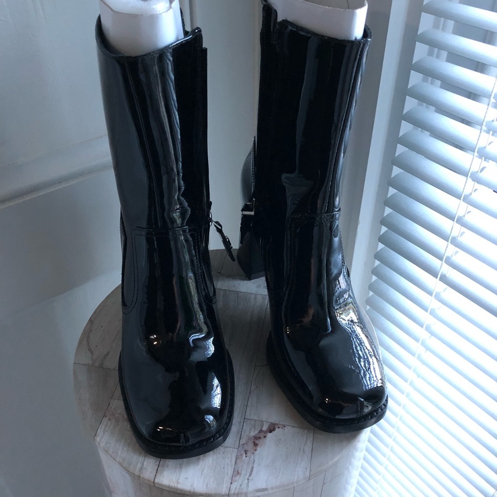 Marc Jacobs’s patent leather boots.